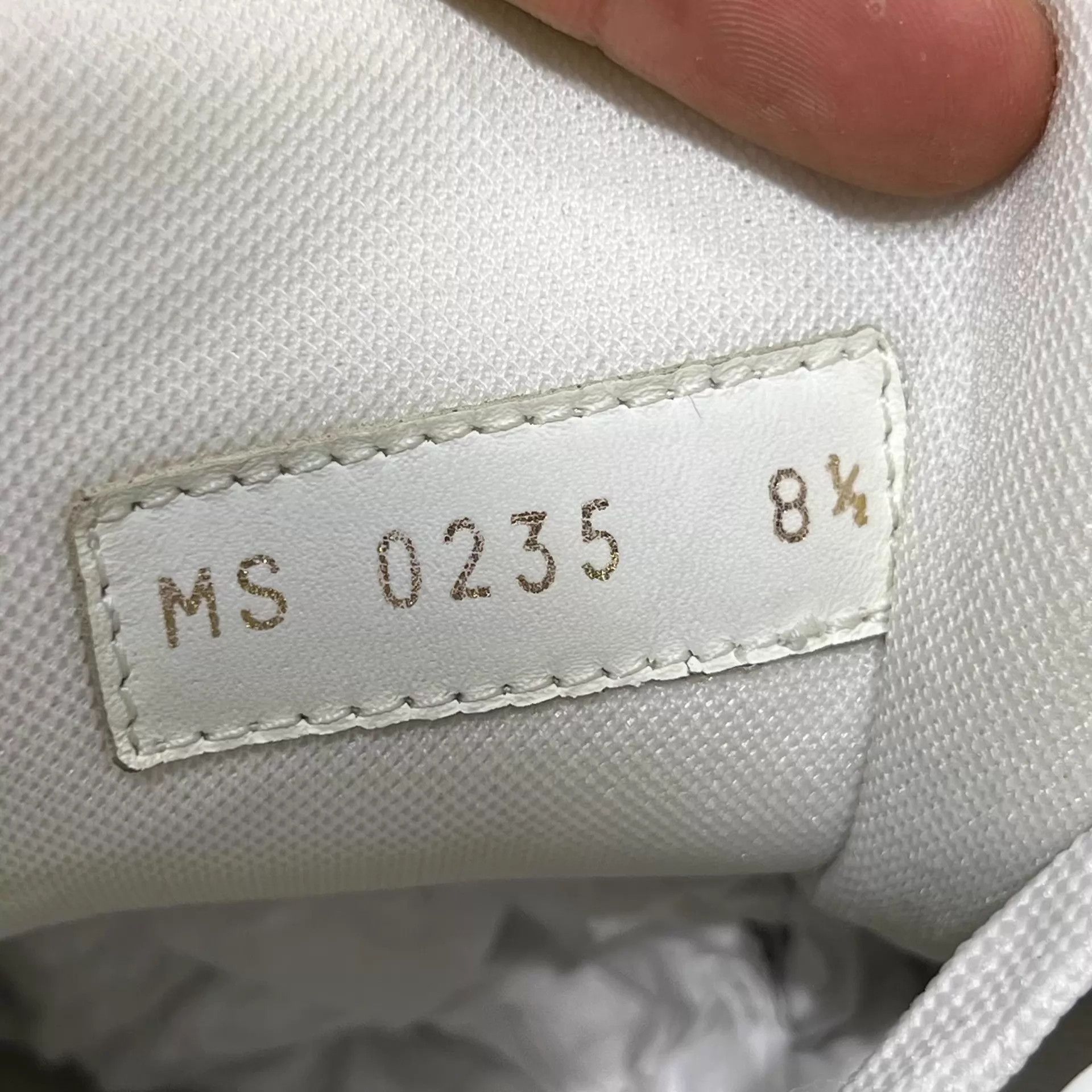 Louis Vuitton LV Trainer White & Gray Denim UK8.5 / 42.5 YH28989 Size US 9.5 / EU 42-43 - 8 Thumbnail