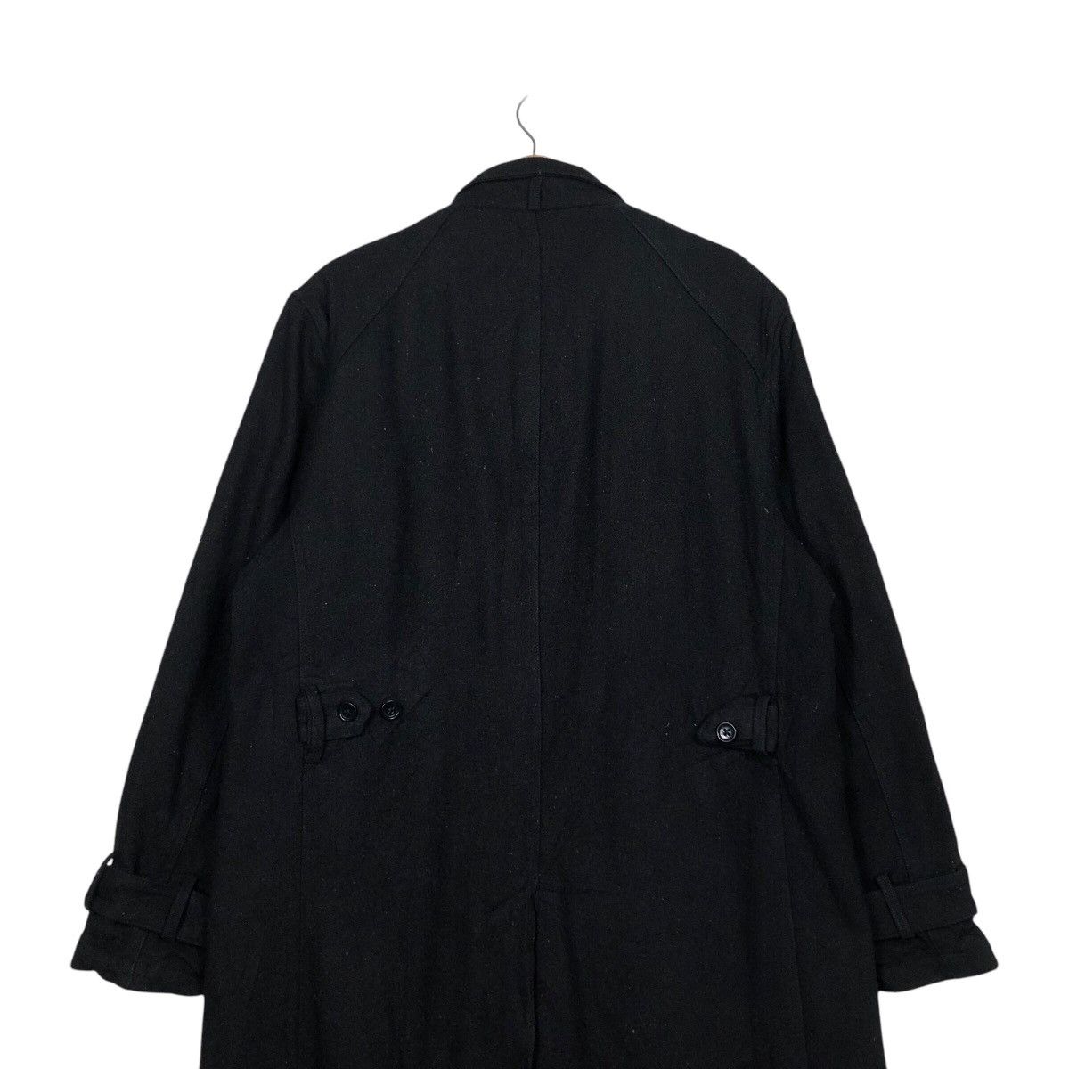 Japanese Brand 📌Vintage Wool Long Jacket D'Homme A Homme Rich Black Size US L / EU 52-54 / 3 - 11 Thumbnail