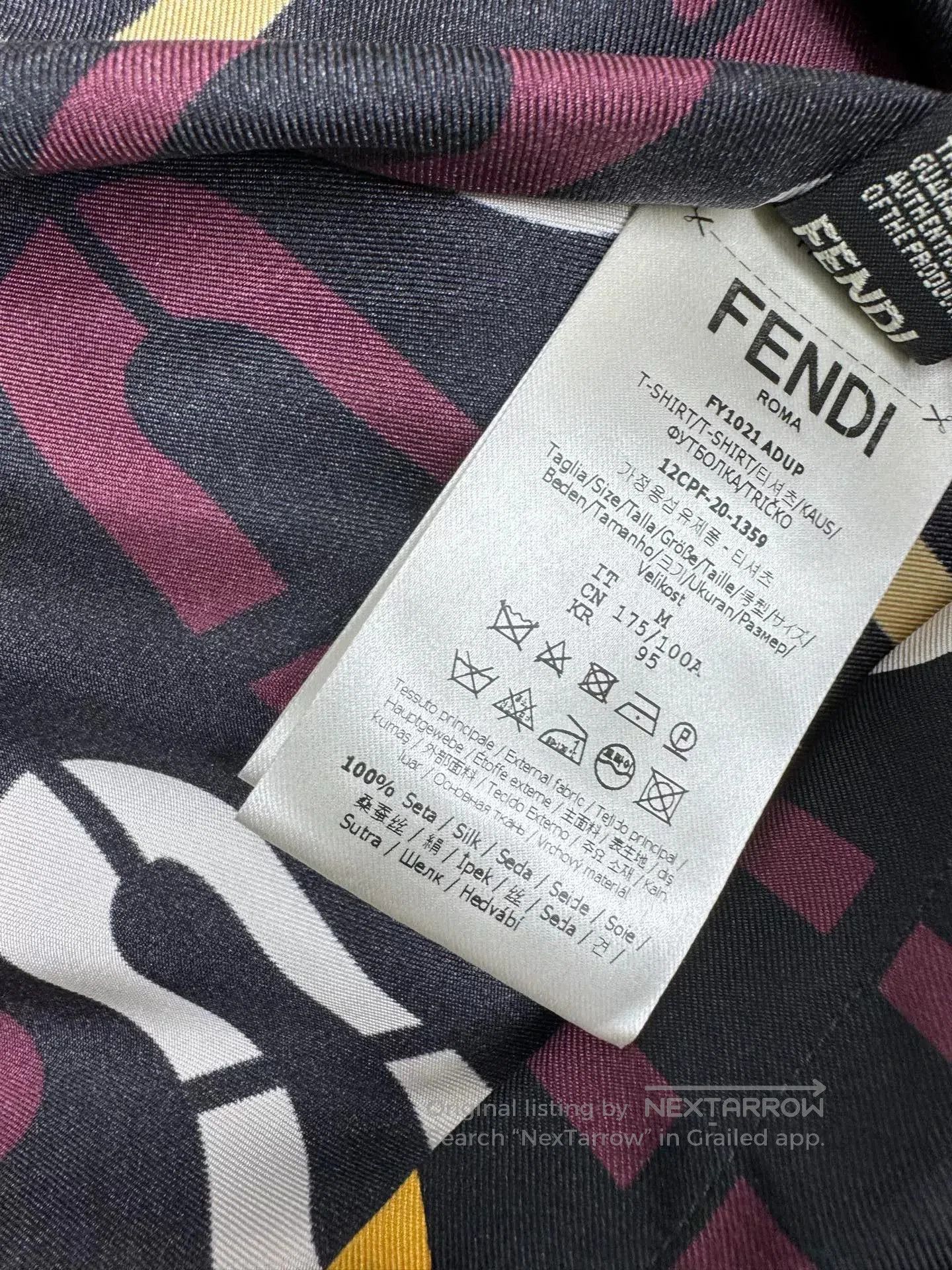 Fendi Fendi FF Logo Silk Short-Sleeve Top. Size US M / EU 48-50 / 2 - 5 Thumbnail
