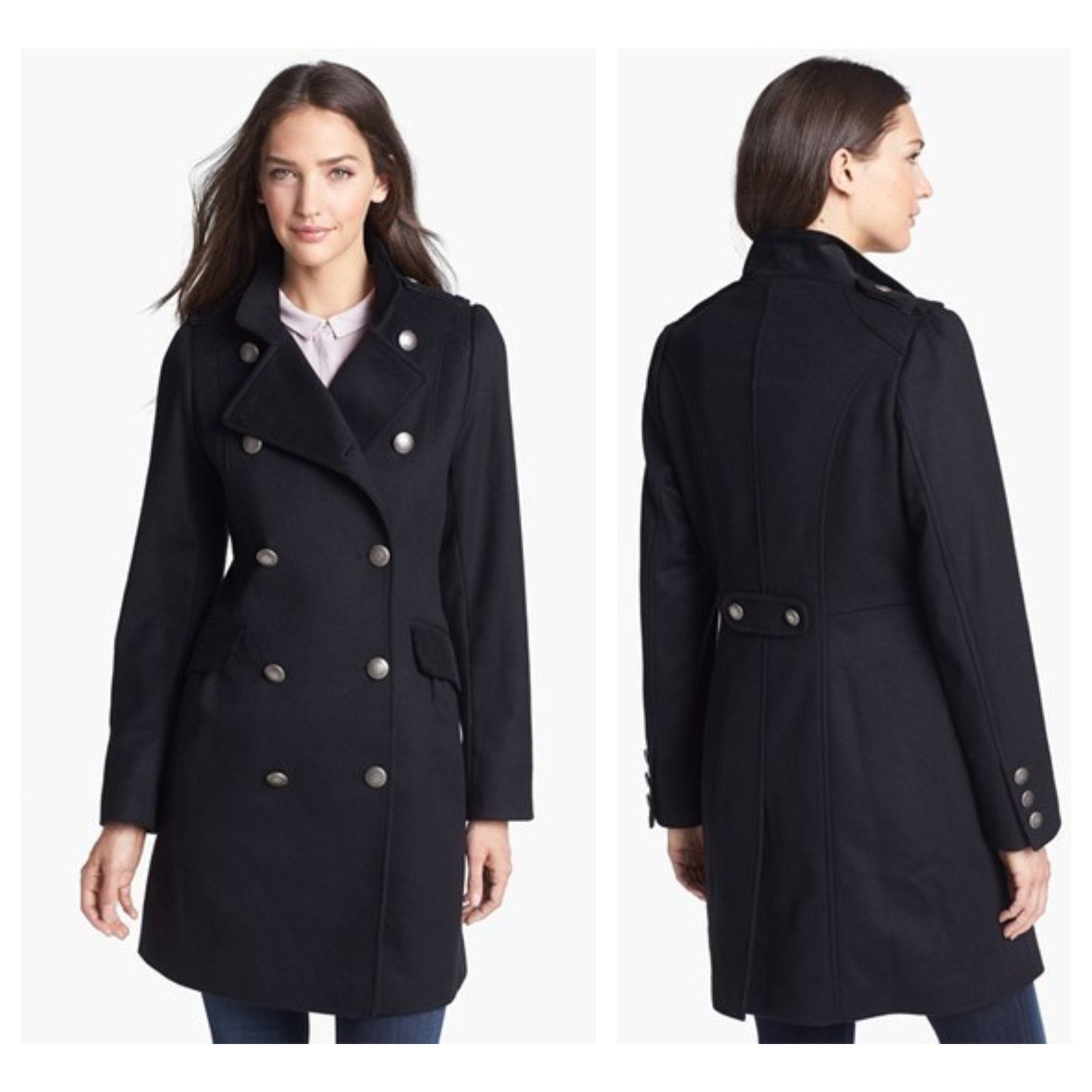 Barbour Barbour 'Commander' Mixed Wool Coat Size US/10 Size L / US 10 / IT 46 - 1 Thumbnail