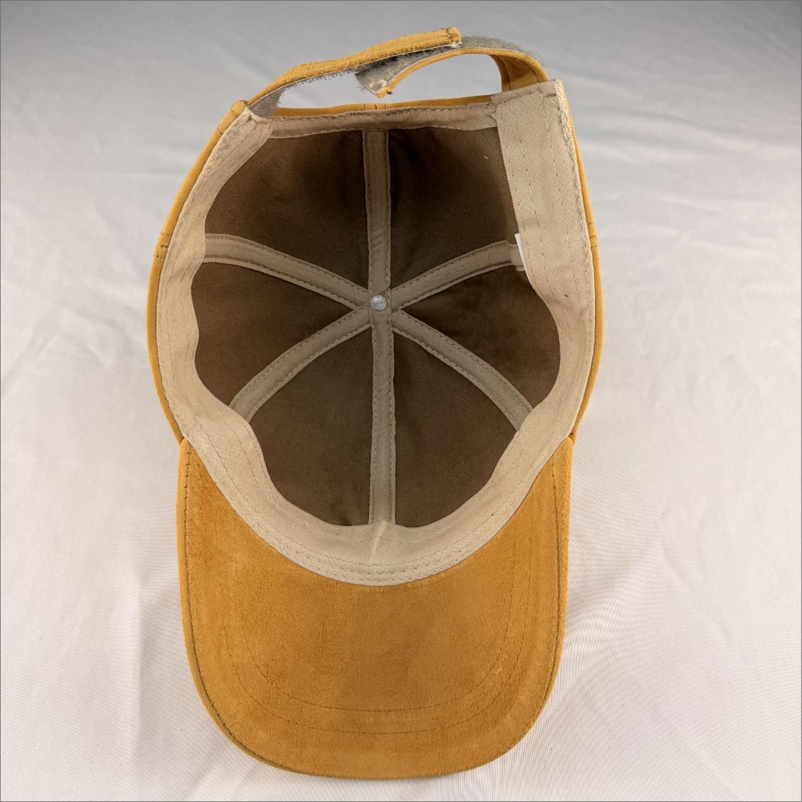 Other Premium Suede Baseball Cap - Vibrant Orange - Brand New 060 Size ONE SIZE - 6 Thumbnail