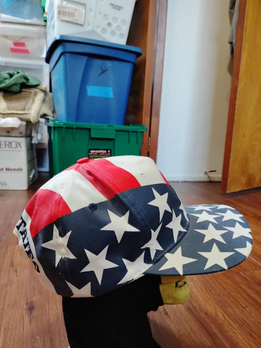 Other Vintage United States USA Flag AOP Snap Hat Cap Size ONE SIZE - 4 Thumbnail