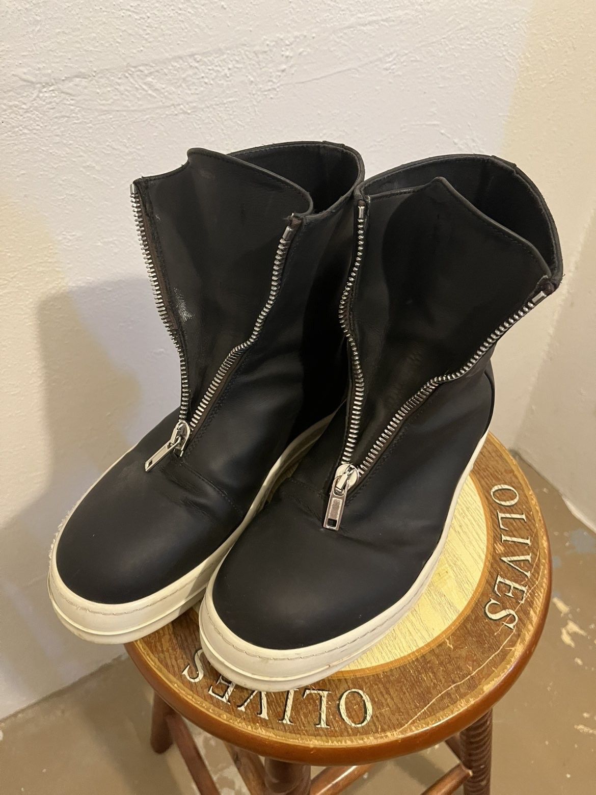 Rick Owens × Rick Owens Drkshdw Rick Owens Drkshdw front zip