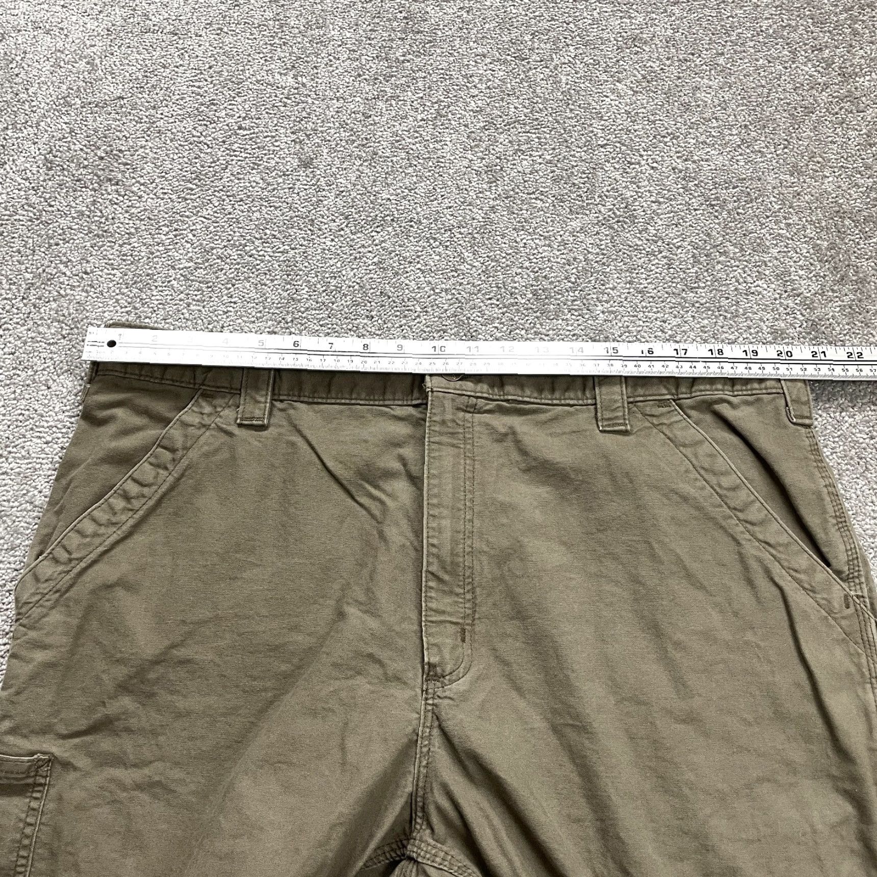 Carhartt Carhartt Carpenter Pants Mens 41x31 Green Straight Leg Cotton Workwear Outdoor Size US 41 - 5 Thumbnail
