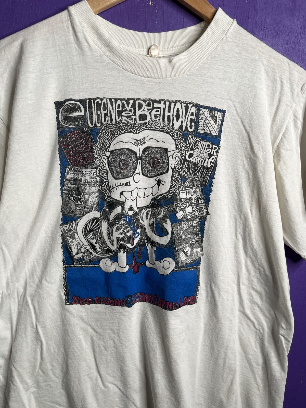 Vintage 80s Euro Eugene Beethoven tour t-shirt