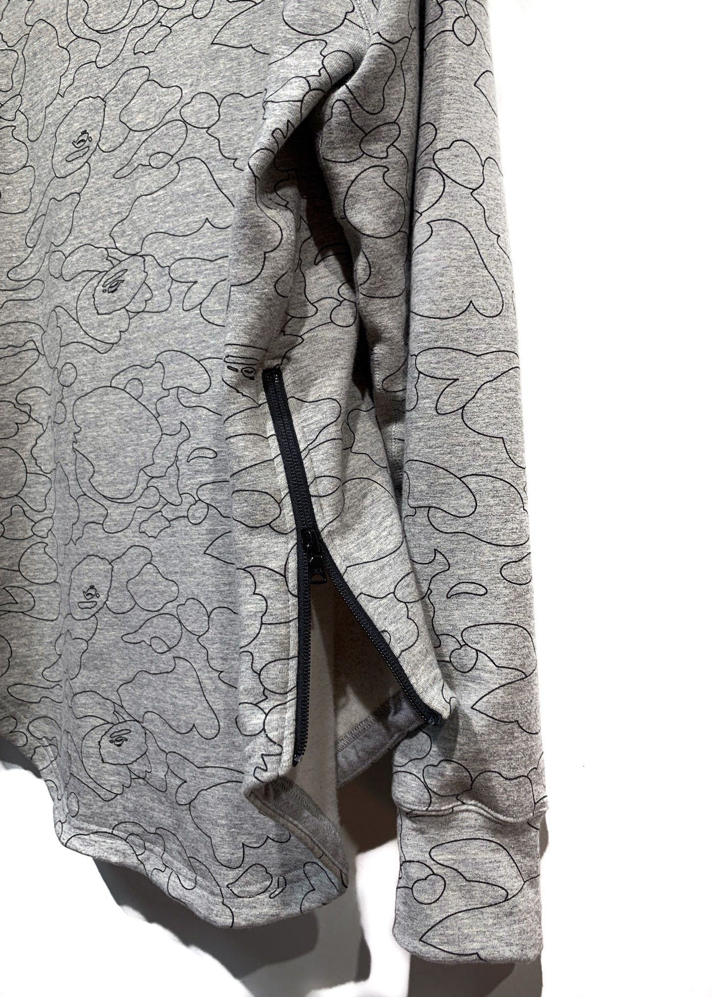 Bape Bape Grey Neoprene Cloud Hoodie Size US XL / EU 56 / 4 - 5 Thumbnail