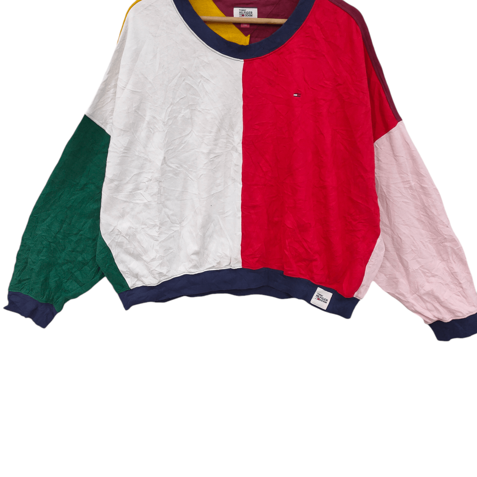 Tommy Hilfiger Tommy Hilfiger Colorblock Sweatshirt Size L / US 10 / IT 46 - 5 Thumbnail