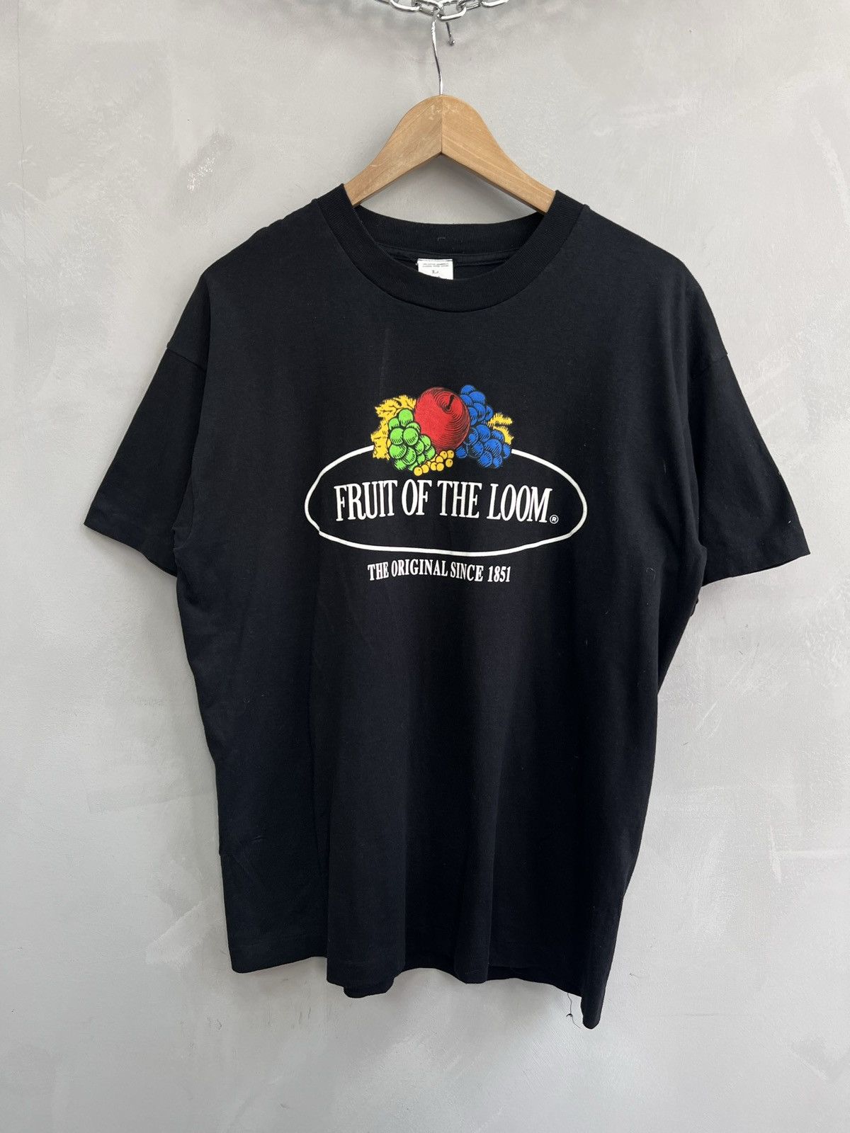 Fruit Of The Loom VINTAGE 90s 80s FRUIT OF THE LOOM TEE HOODIE KANYE VIBE Size US L / EU 52-54 / 3 - 1 Thumbnail