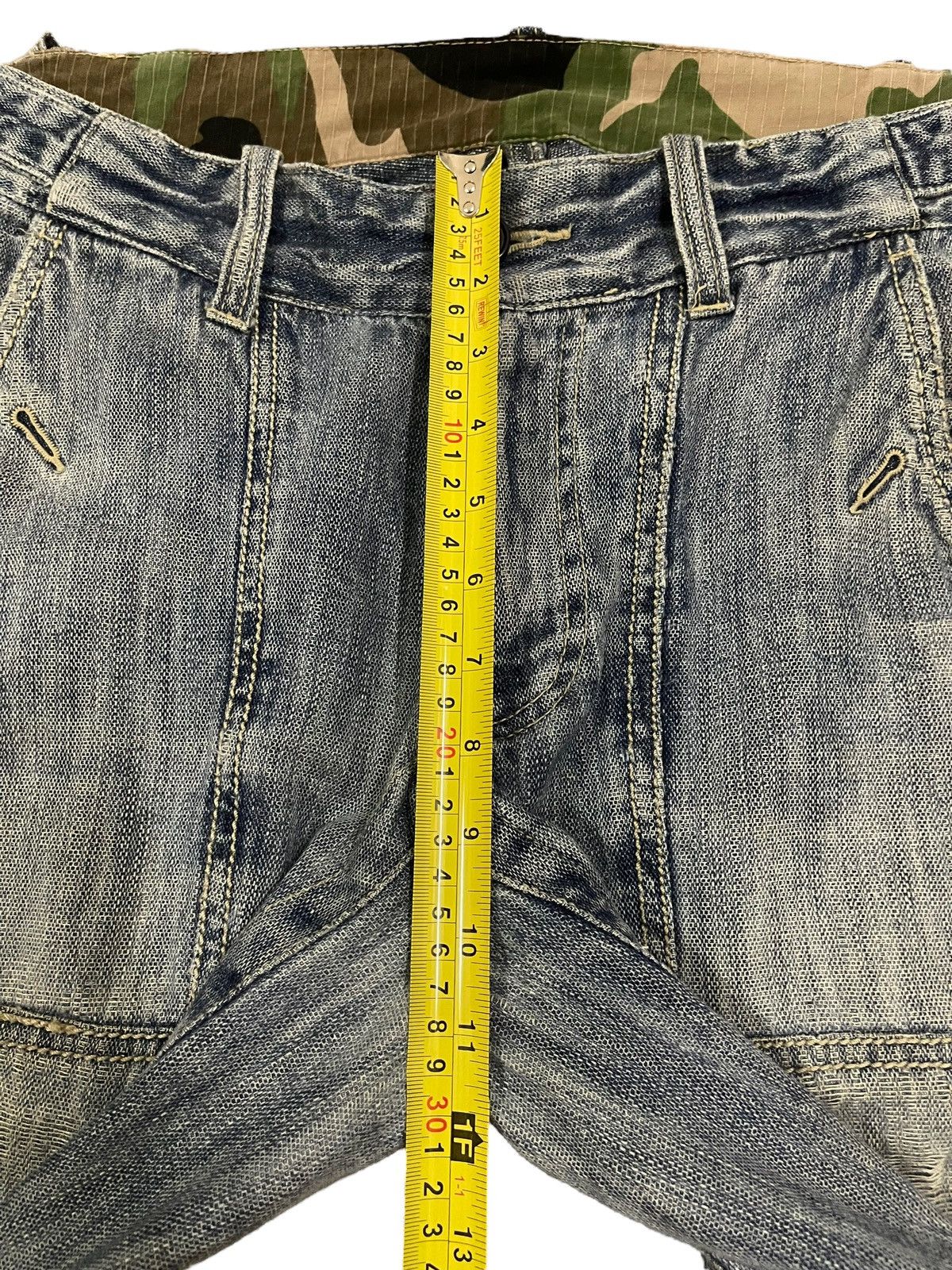 Japanese Brand Vintage Japanese Brand Distressed Avant Garde Baggy Jeans Size US 34 / EU 50 - 13 Thumbnail