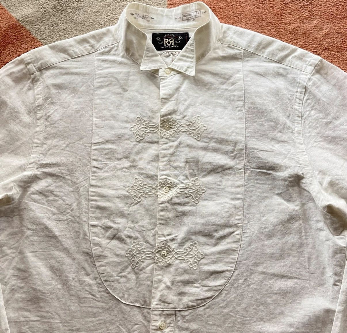 Ralph Lauren French Court Style Dress Shirt - Ralph Lauren K22 Size US M / EU 48-50 / 2 - 3 Thumbnail