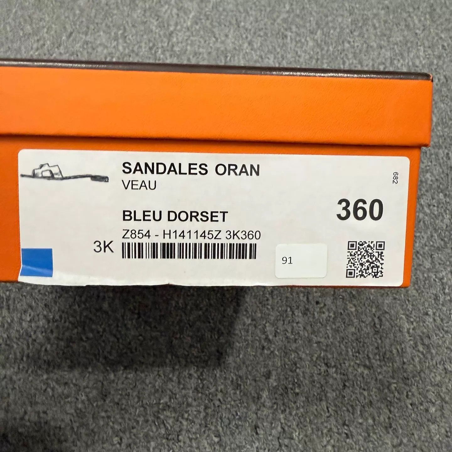 Hermes HERMES Oran Flat H Sandal 36 Unworn Size US 5.5 / IT 35.5 - 8 Thumbnail