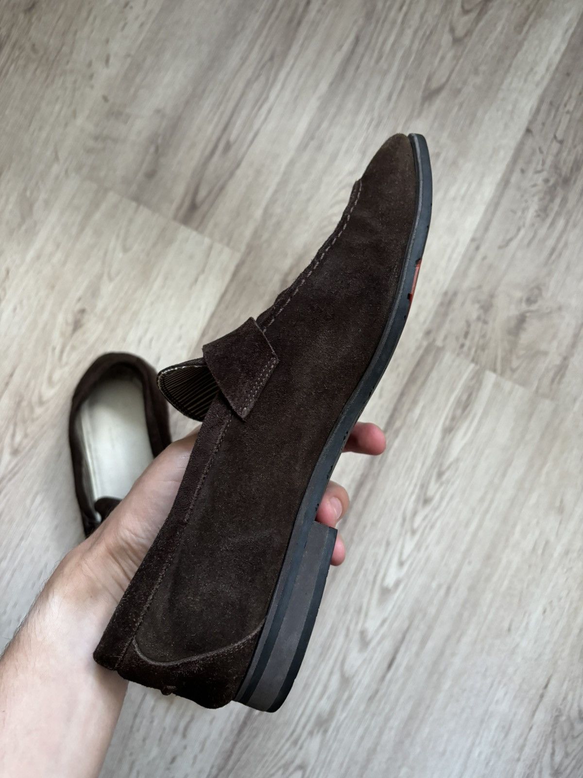 Kiton Kiton Suede Loafers UK 8.5 / EU 43 – Made in Italy Handmade Size US 9.5 / EU 42-43 - 12 Thumbnail