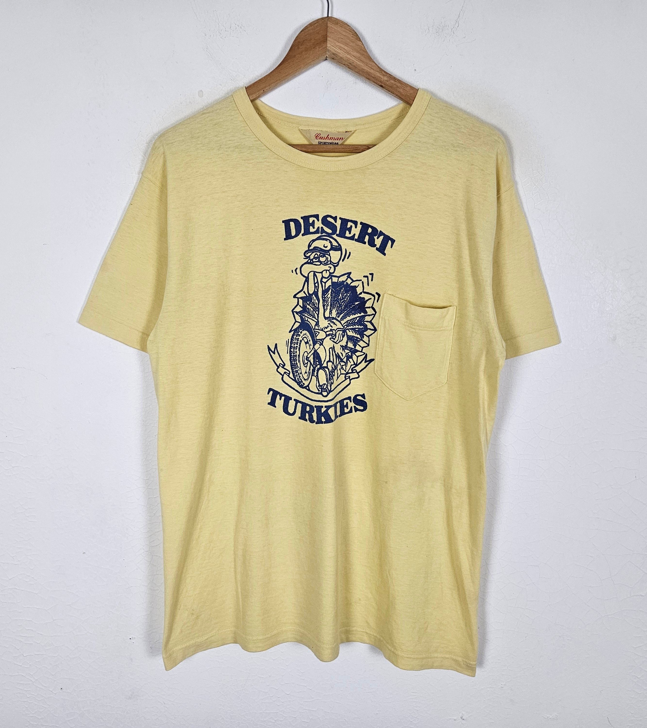 Cushman Vintage Cushman Desert Turkies pocket sportswear shirt Size US L / EU 52-54 / 3 - 2 Thumbnail