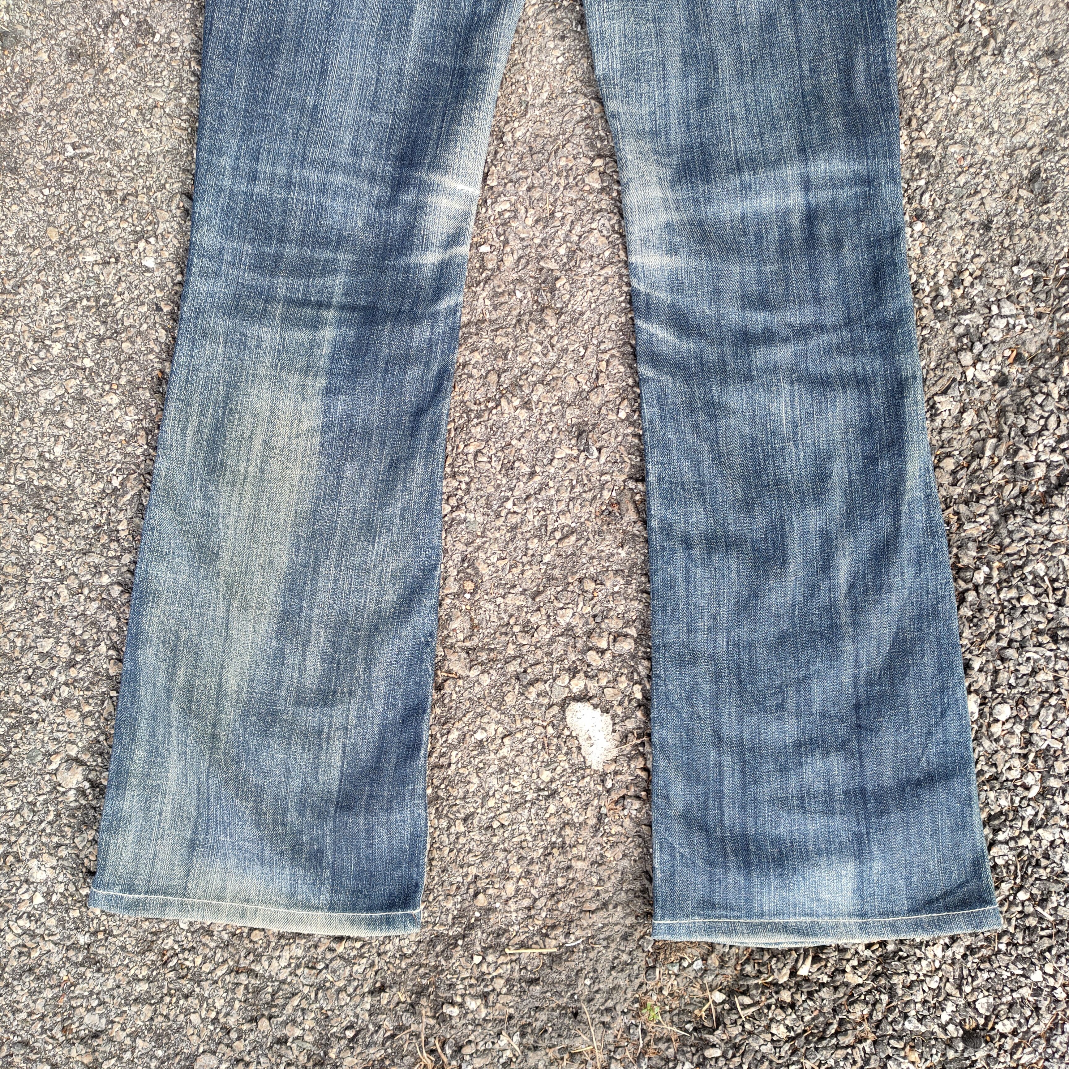 Mek Denim FLARE VINTAGE MEK DENIM JEANS DENIM PANTS Size US 27 - 10 Thumbnail