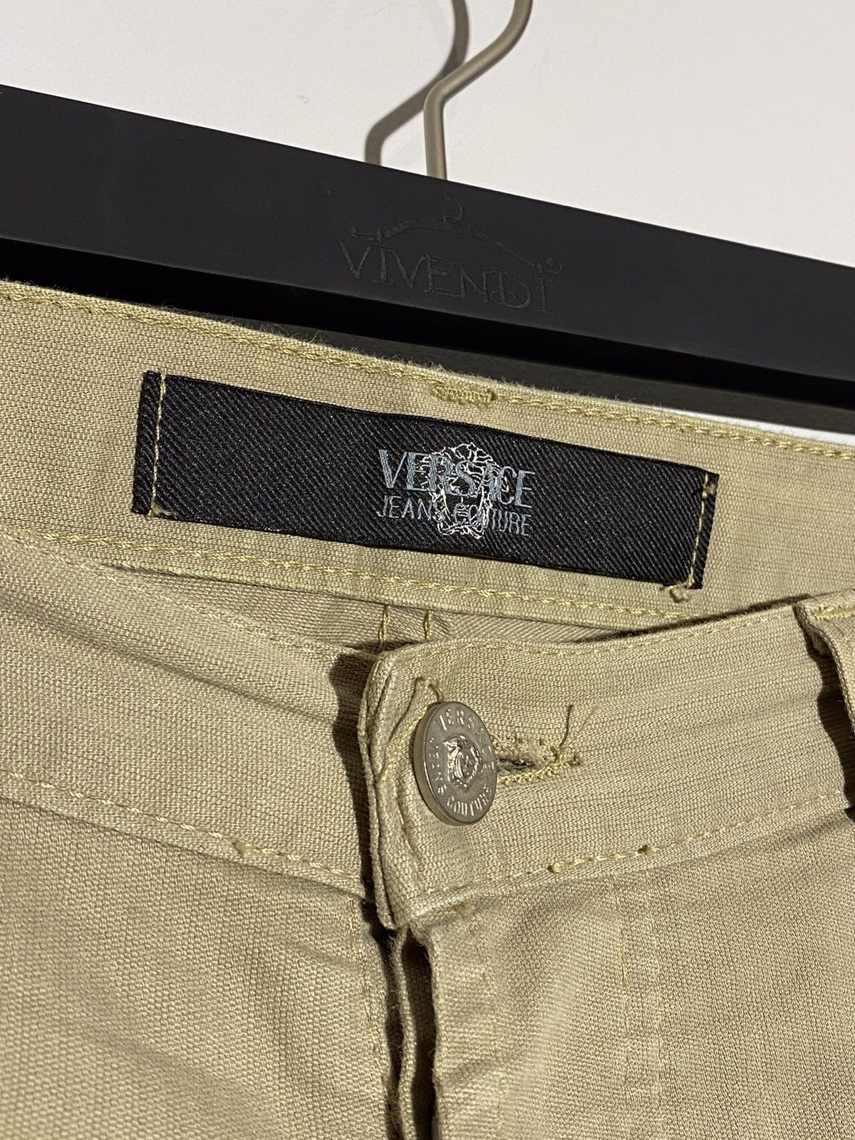 Versace Vintage 90s Versace Jeans Couture y2k streetwear rare rpants Size US 38 / EU 54 - 11 Thumbnail