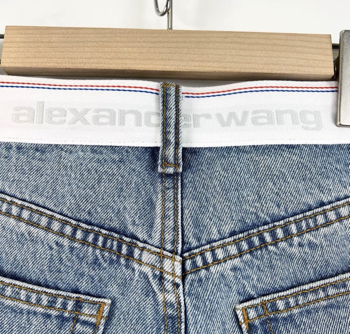 Alexander Wang Alexander Wang Waist Straight Denim Shorts K12 Size 24" / US 00 / IT 34 - 6 Thumbnail