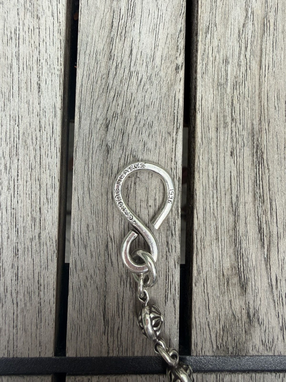 Chrome Hearts Chrome Hearts Sterling Silver Floral Cross Wallet Chain Size ONE SIZE - 10 Thumbnail