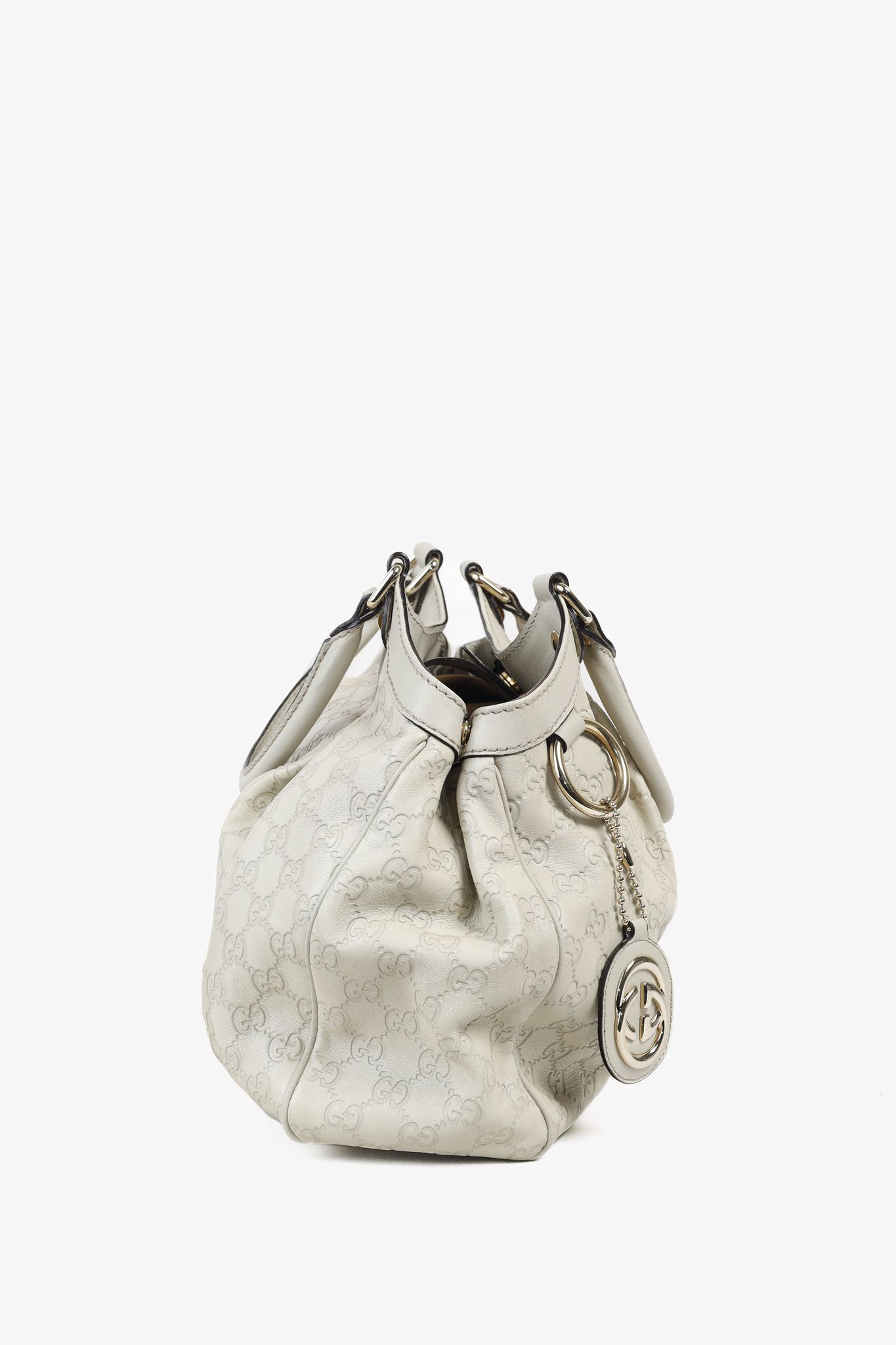 Gucci Gucci Sukey Guccissima Beige Leather Tote Size ONE SIZE - 3 Thumbnail