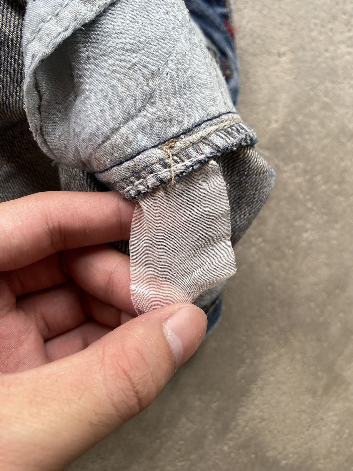 If Six Was Nine × Japanese Brand × Le Grande Bleu (L.G.B.) Green Natural Vintage Distressed Denim Jeans Size US 29 - 19 Thumbnail