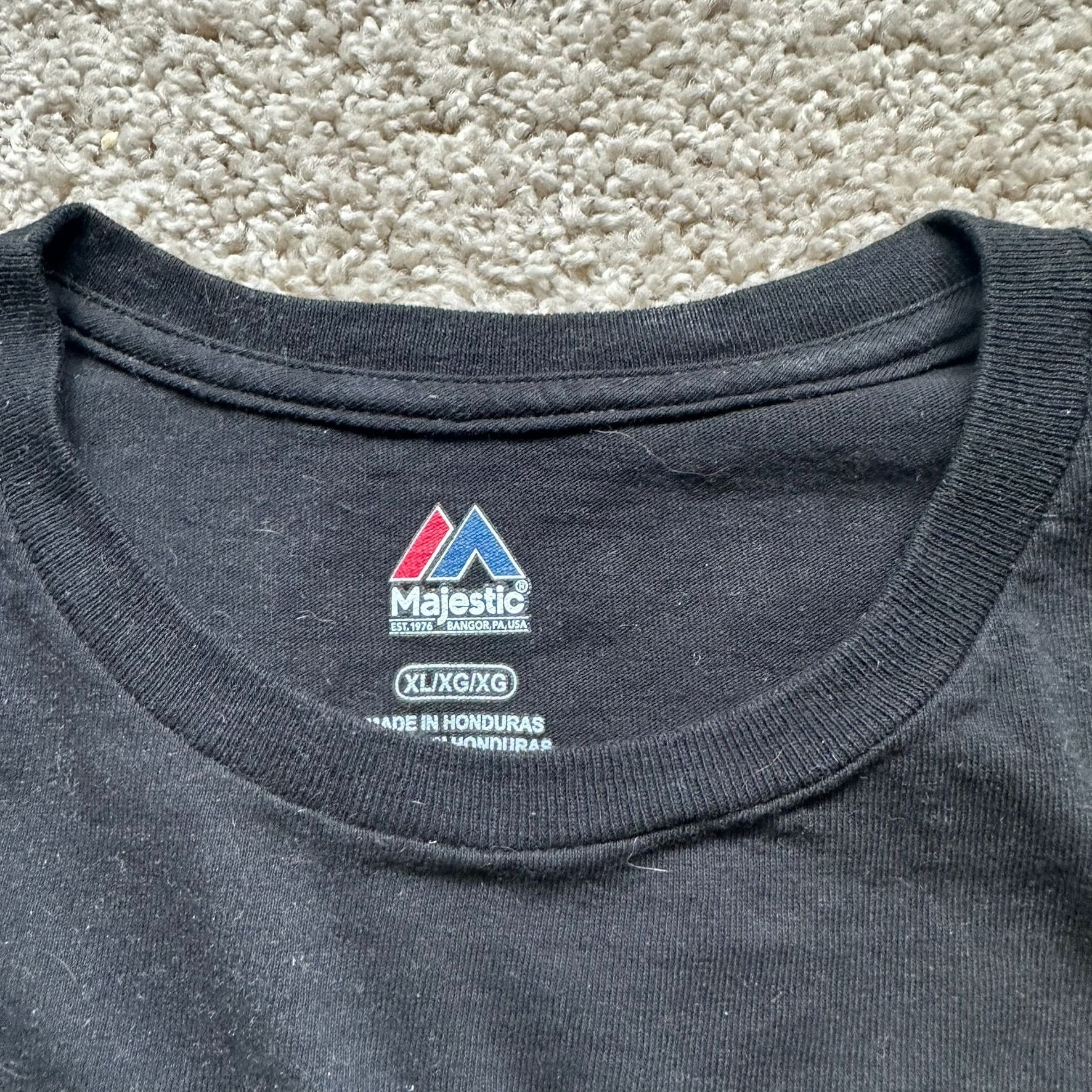 Vintage Vintage Majestic Pittsburgh Steelers T-Shirt Black Long Slee Size US XL / EU 56 / 4 - 4 Thumbnail
