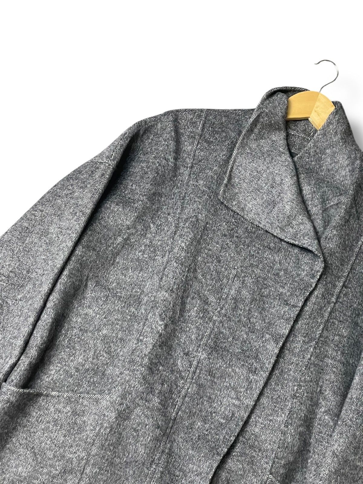 Designer × Vintage × Zara Zara Women’s Hand Made Wool Coat (113) Size M / US 6-8 / IT 42-44 - 2 Thumbnail