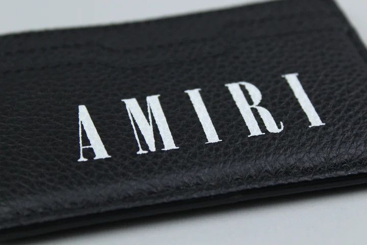 Amiri o1gr1nt0525 Size: OS / Large Logo Card Holder in Black Size ONE SIZE - 2 Thumbnail