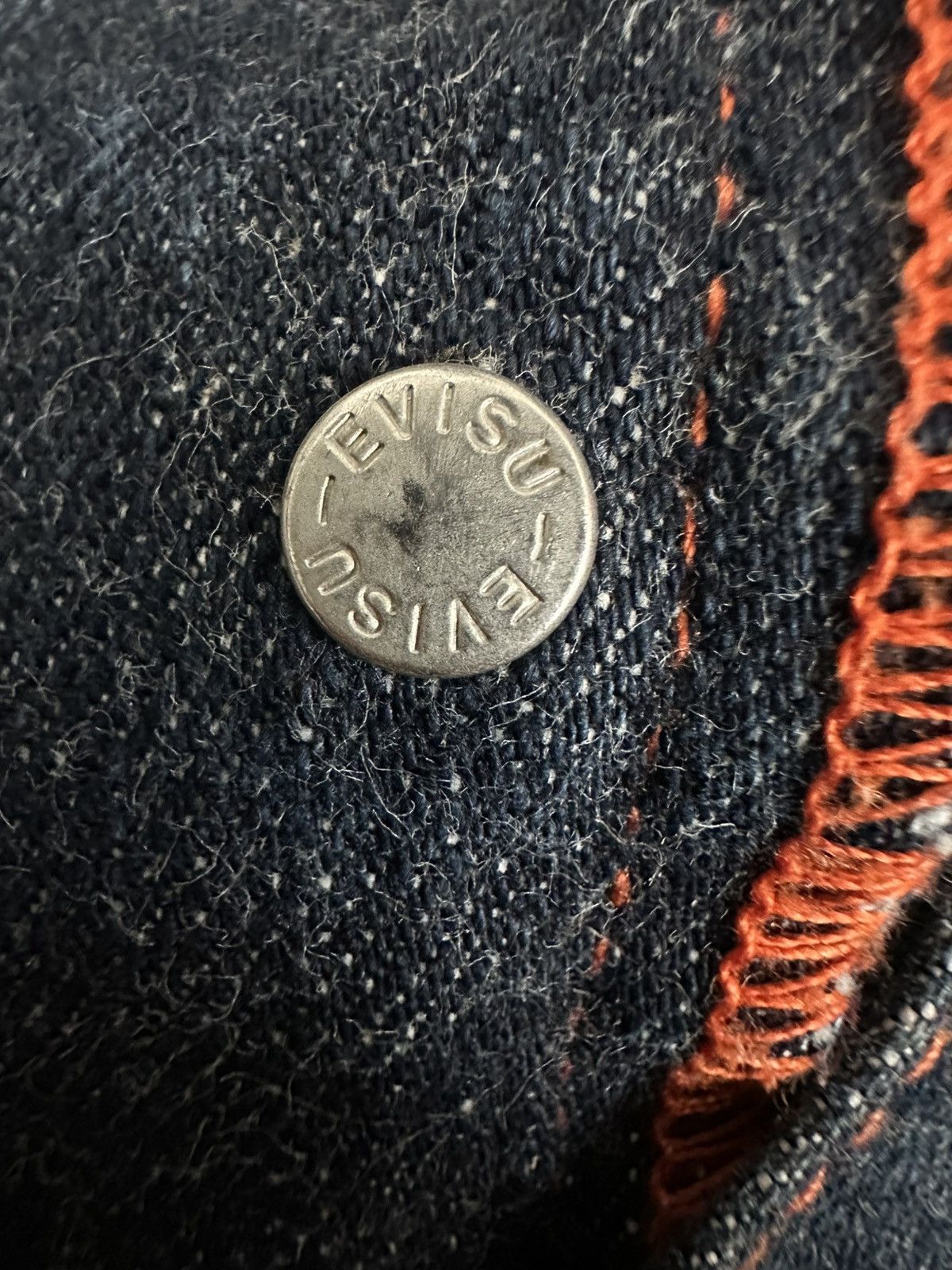 Evisu EVISU PARIS FRANCE RED DAICOCK SELVEDGE DENIM Size US 38 / EU 54 - 9 Thumbnail