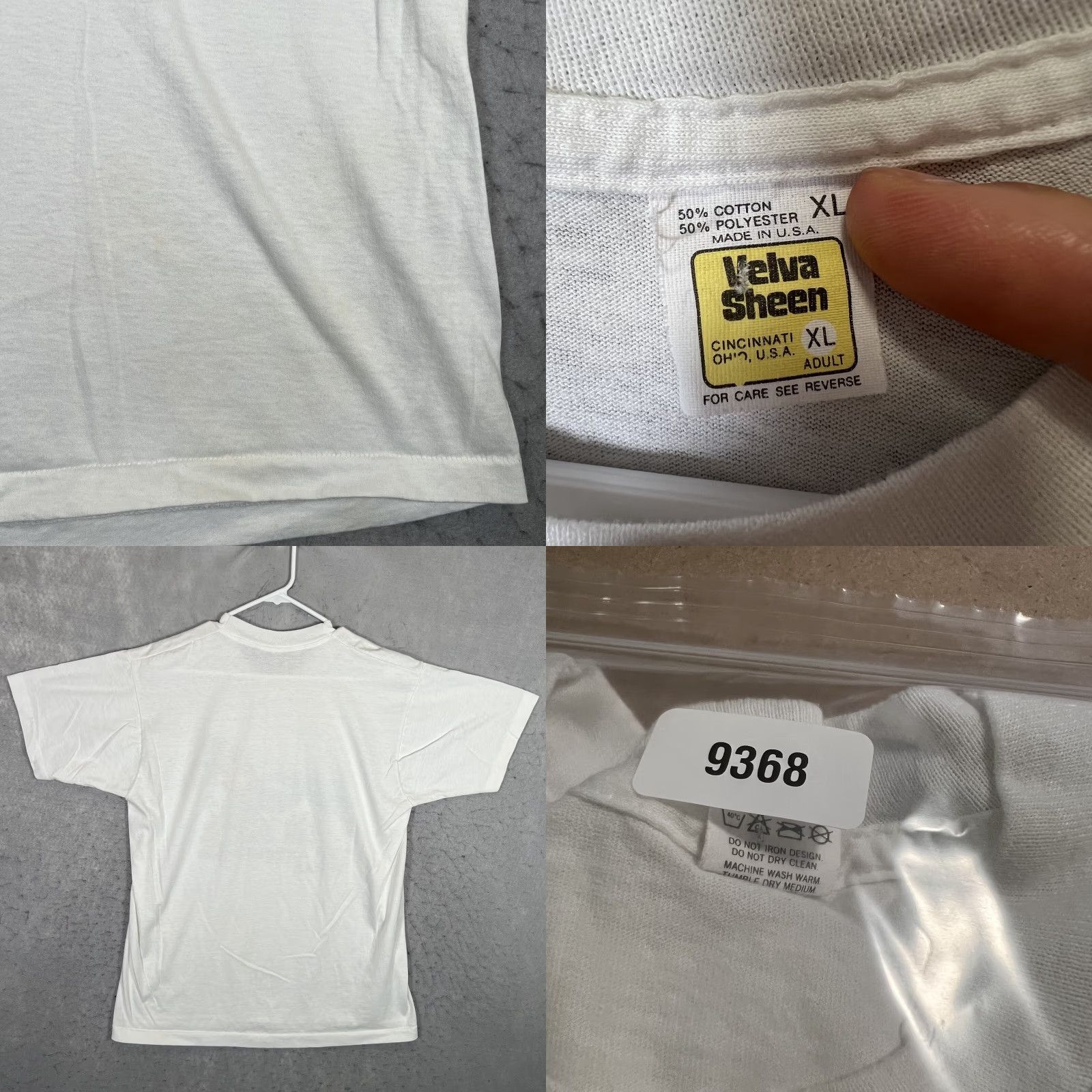 Velva Sheen VINTAGE Velva Sheen Mickey Mouse T-Shirt Adult XL White Crew Neck Short Sleeve Cotton Blend Men Disney Graphic 90s Merch Boys ? Size US XL / EU 56 / 4 - 8 Thumbnail