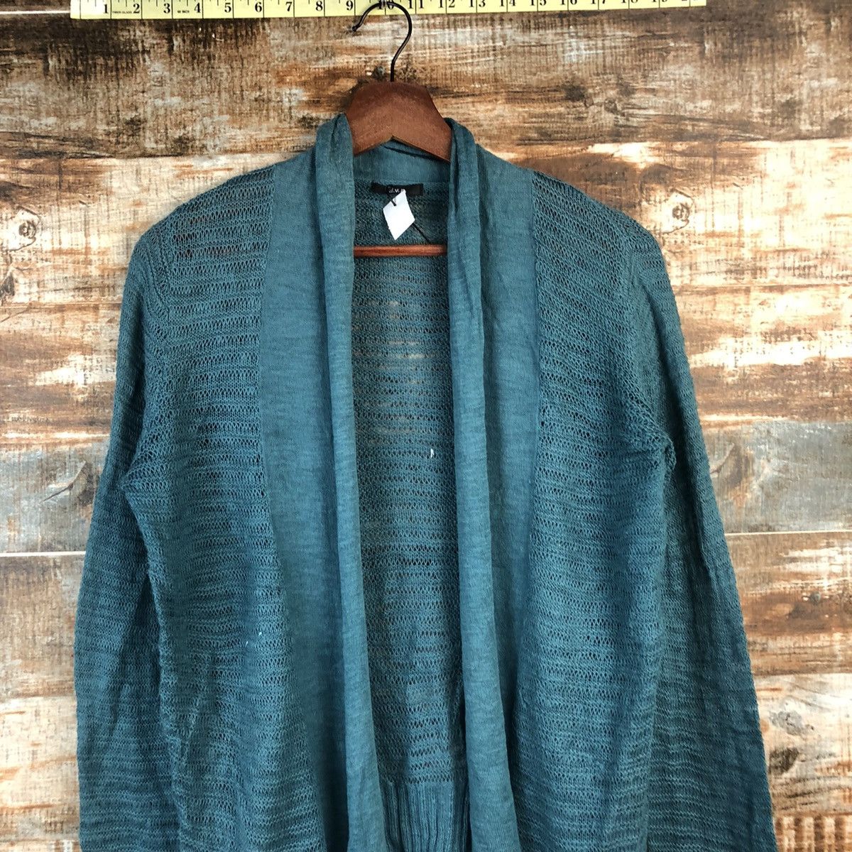 Vintage DL D.V.N Green vintage Cardigan Knitwear #C574 Size US L / EU 52-54 / 3 - 2 Thumbnail