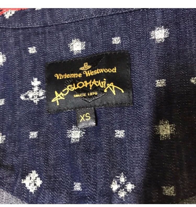 Vivienne Westwood Vivienne Westwood Planet embroidered denim shirt Size XS / US 0-2 / IT 36-38 - 2 Thumbnail