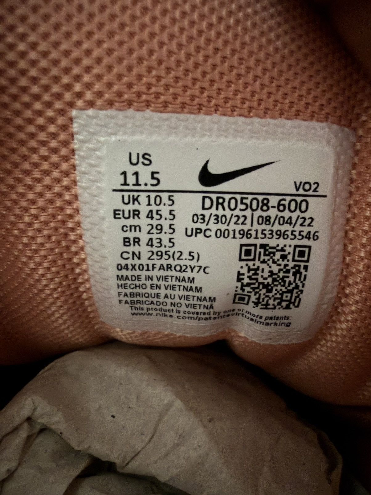 NOCTA Nike NOCTA Hot Step 2 Pink Snakeskin Size 11.5 Brand New Size US 11.5 / EU 44-45 - 7 Thumbnail