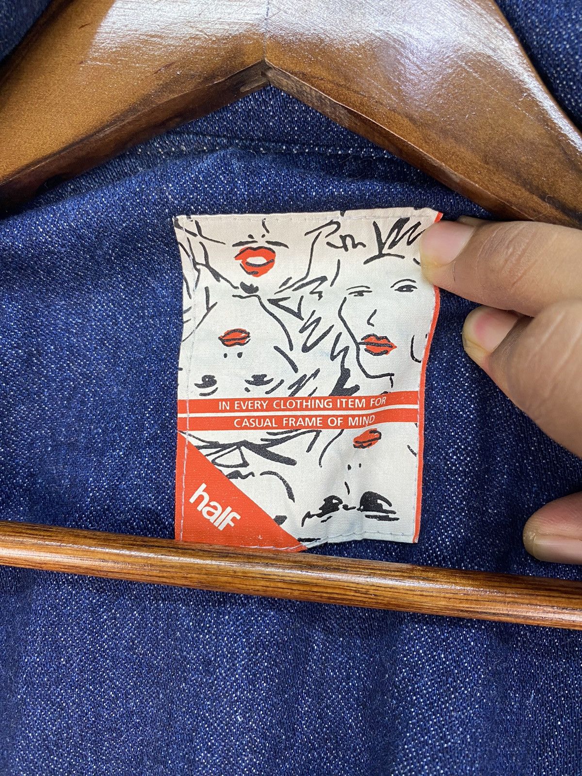 Japanese Brand Half Denime Jacket Size M / US 6-8 / IT 42-44 - 9 Thumbnail