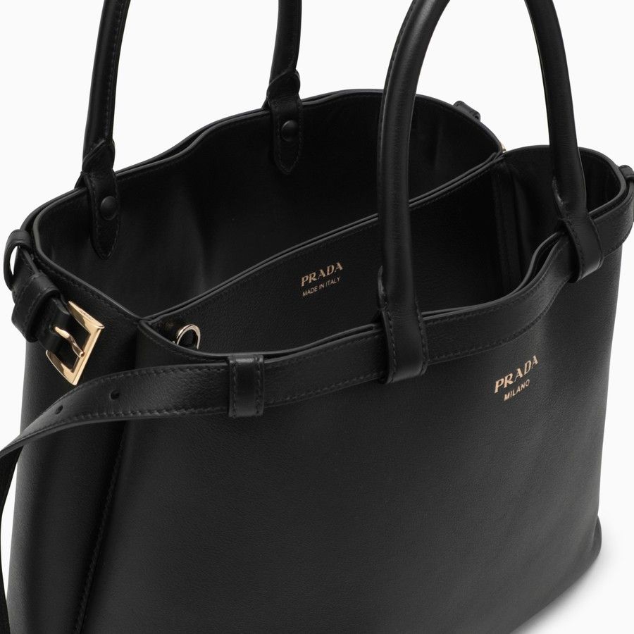 Prada o1d2blof0924 Size : OS / Leather Handbag In Black Size ONE SIZE - 4 Thumbnail