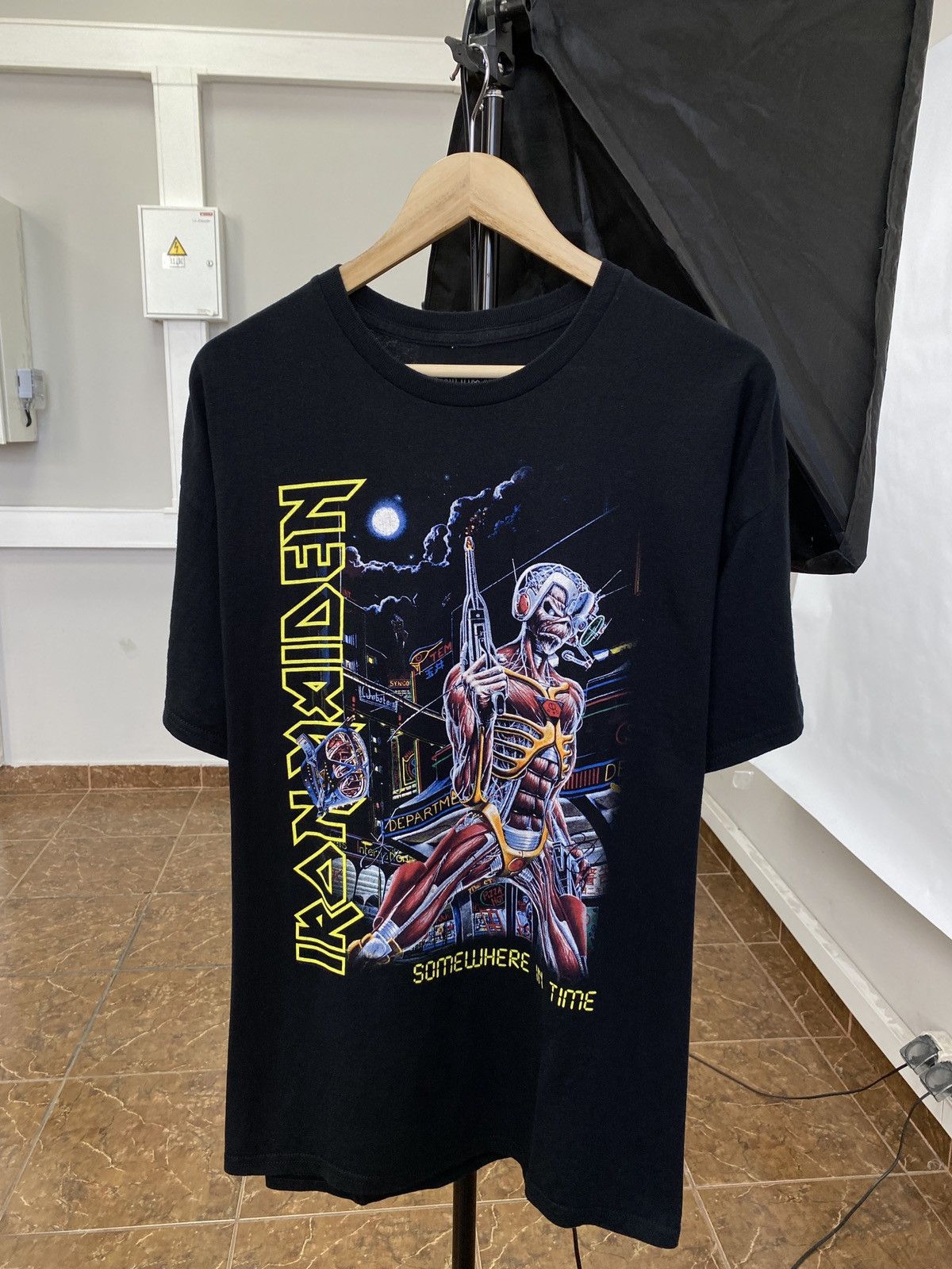 Iron Maiden 🇺🇸 ☠️ Vintage Y2K Iron Maiden Death Skull Skeleton Rare Retro Size US XL / EU 56 / 4 - 1 Thumbnail