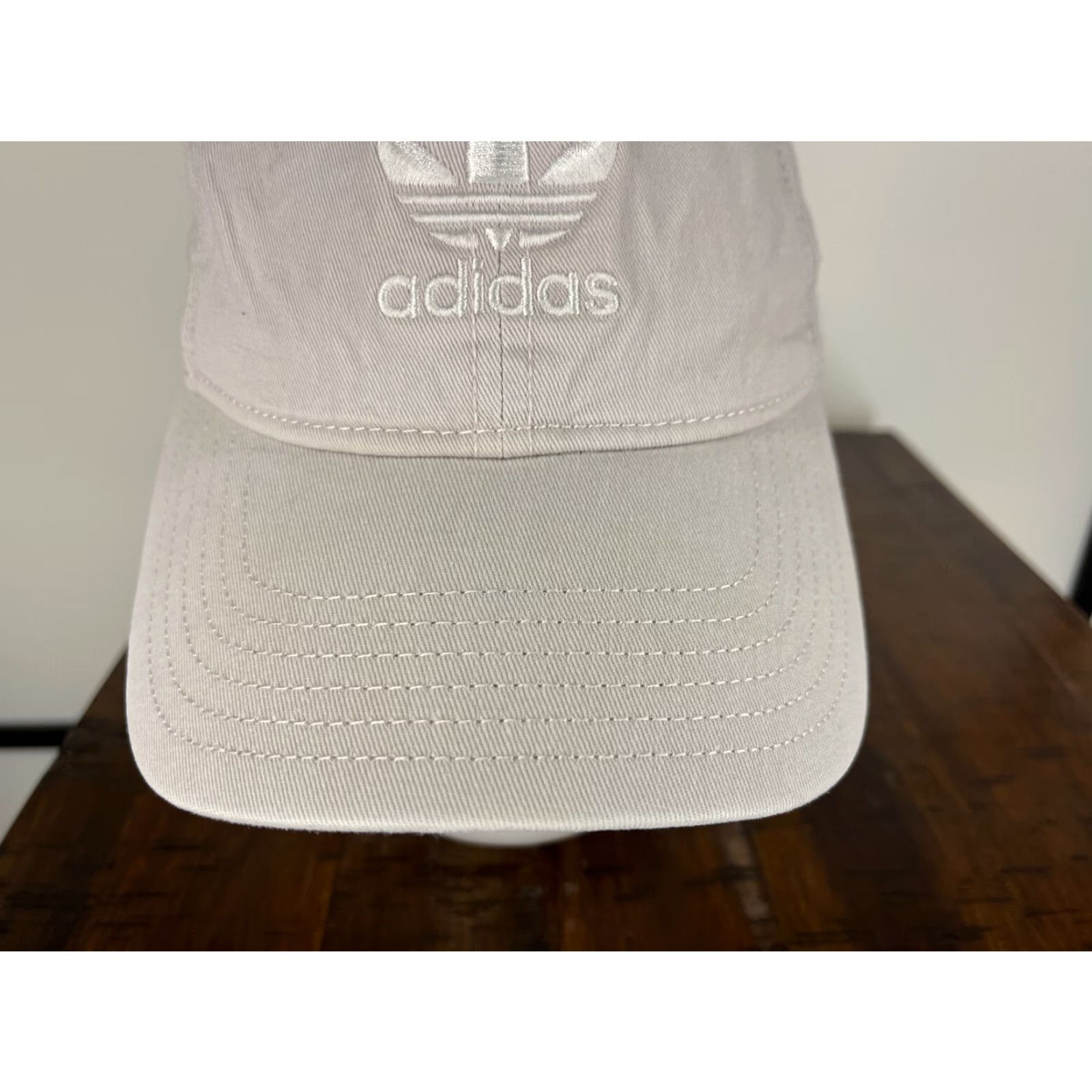 Adidas Adidas Hat Cap Strap Back One Size Light Pink Twill 100% Cotton Trefoil Golf Hat Unisex Adults Mens Womens Boys Girls Size ONE SIZE - 3 Thumbnail