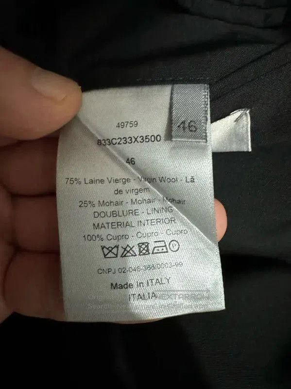 Dior Dior Men's Black Wool Embroidered Jacket . Size US S / EU 44-46 / 1 - 5 Thumbnail