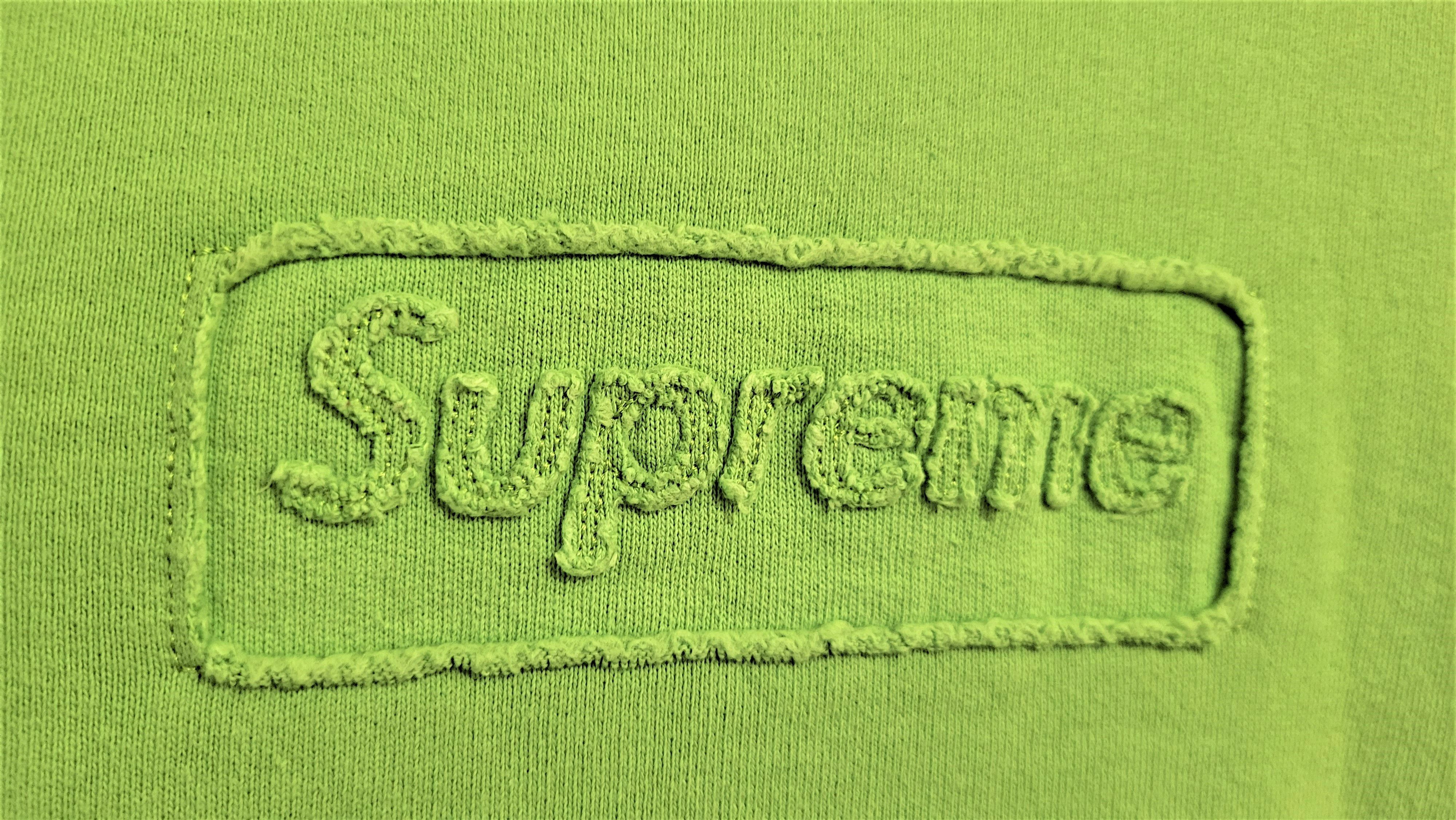 Supreme Lime Cutout Box Logo Neon Green BOGO Sweater Size US M / EU 48-50 / 2 - 3 Thumbnail