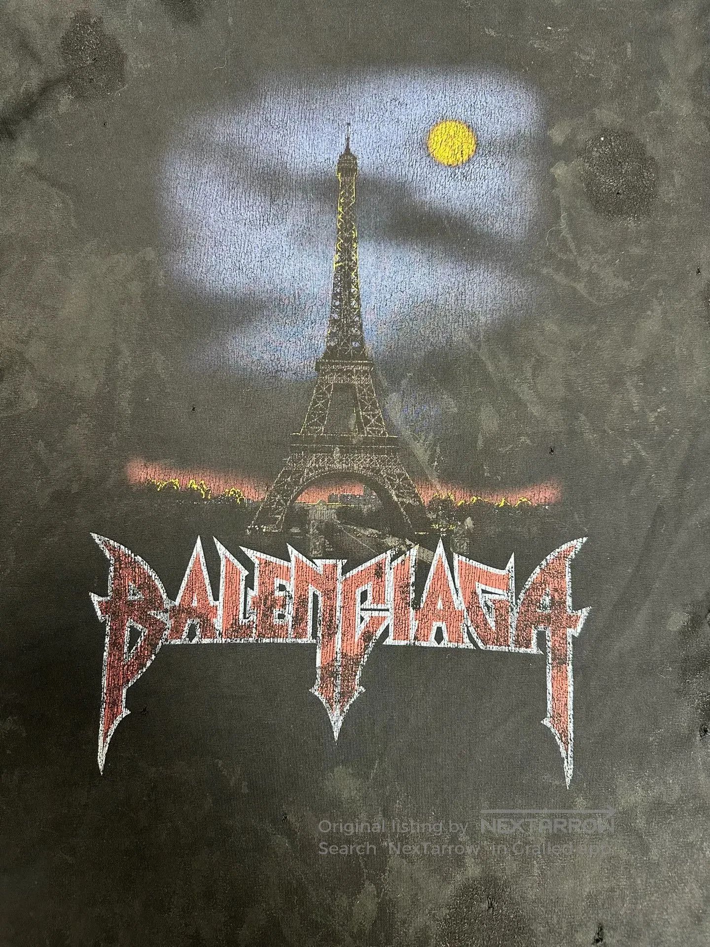 Balenciaga Balenciaga Printed Crew Neck Oversized T-Shirt. Size XS / US 0-2 / IT 36-38 - 3 Thumbnail