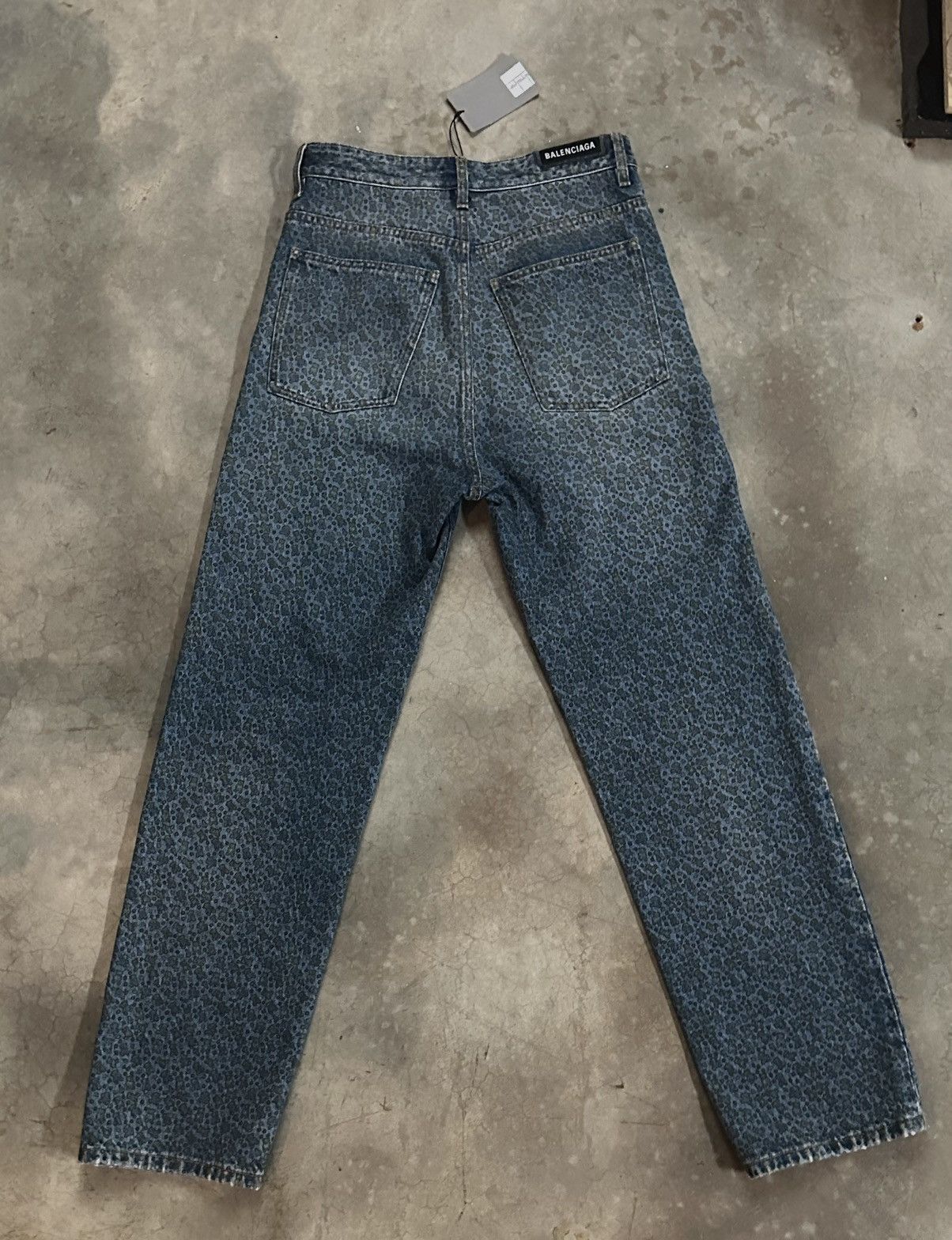 Balenciaga Balenciaga Midnight Blue Teddy Overprint Denim Size US 28 / EU 44 - 2 Thumbnail