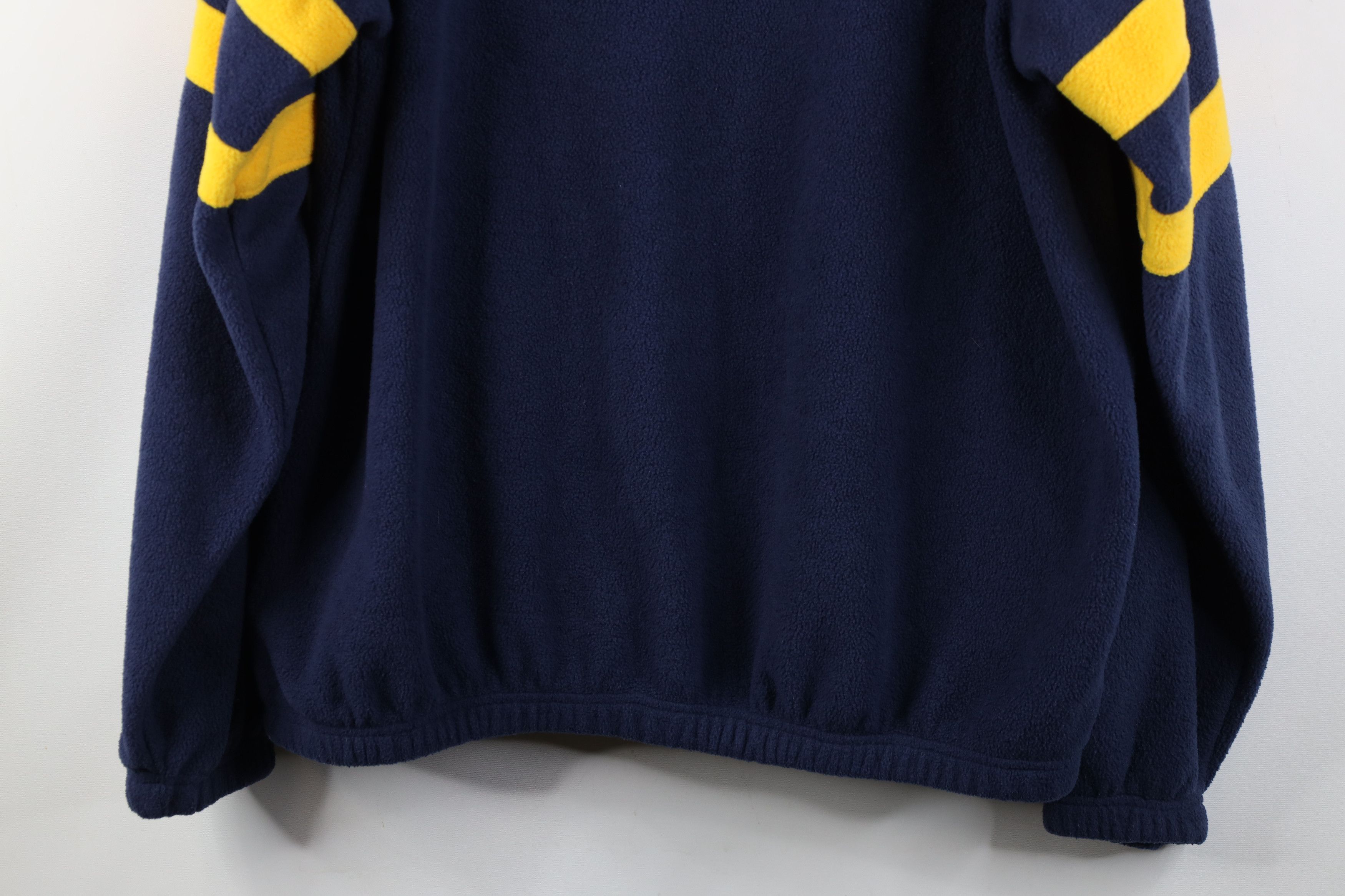 Vintage Vintage 90s University of Michigan Full Zip Hoodie Blue Size US XL / EU 56 / 4 - 15 Thumbnail
