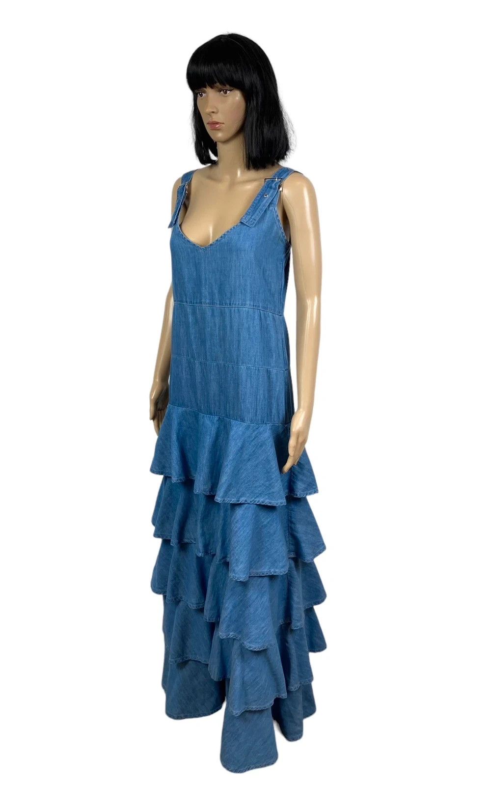 TWINSET Twin Set Sundress Pleated Dress Cotton Linen size XXS Size XXS / US 00 / IT 34 - 2 Thumbnail