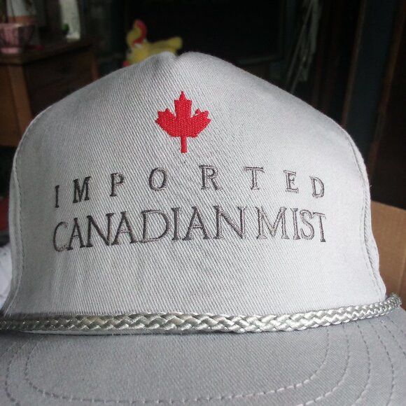Other DS Vintage Imported Canadian Mist Rope Snap Trucker Hat Cap Size ONE SIZE - 2 Thumbnail