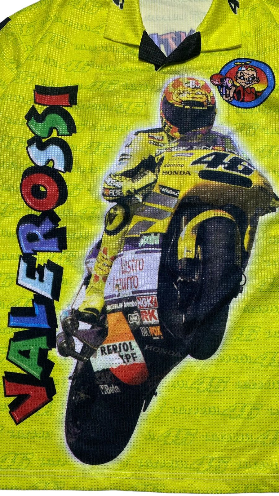 Vintage 1990s Valentino Rossi Souvenirs Jersey Size US L / EU 52-54 / 3 - 4 Thumbnail