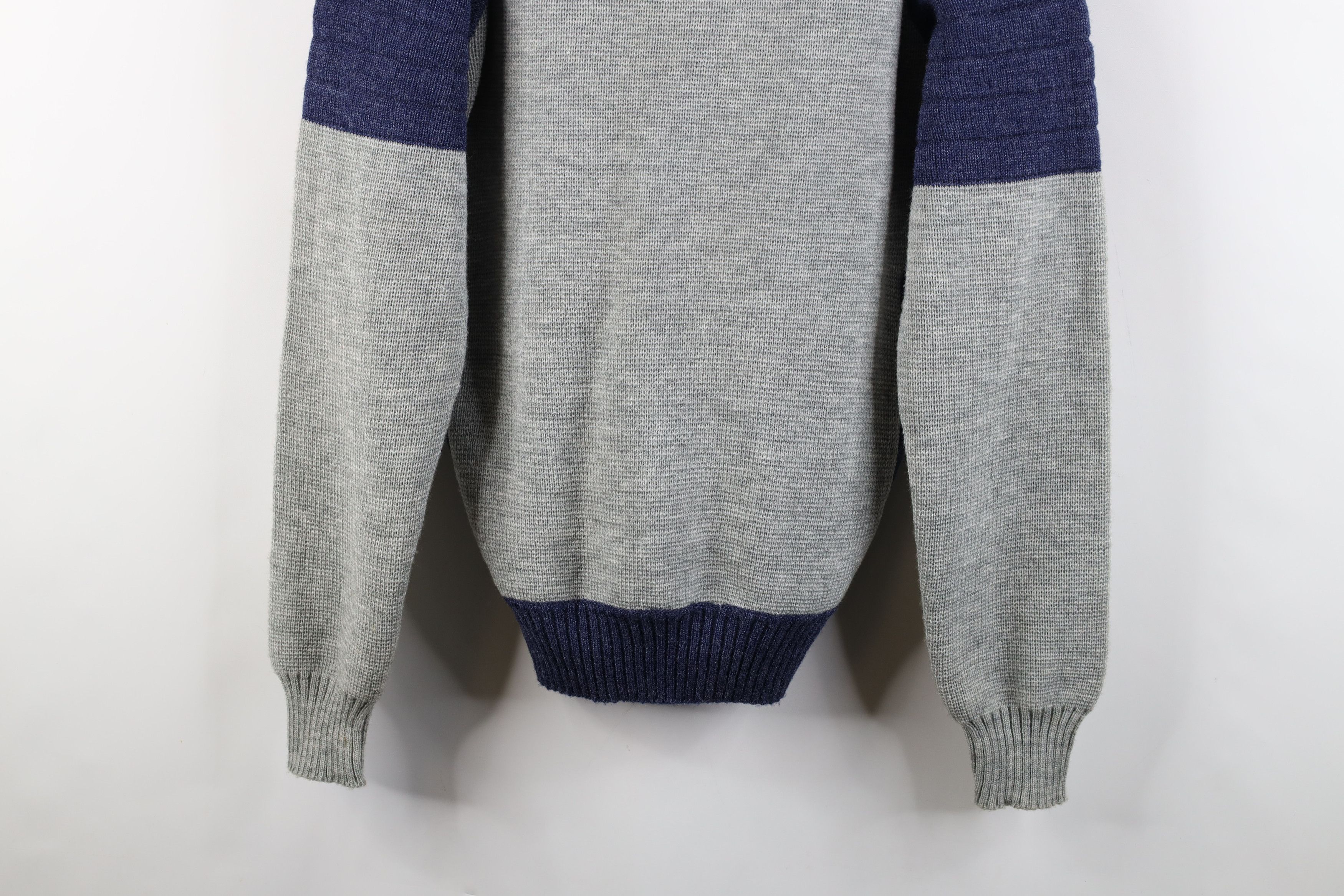 Vintage Vintage 90s Streetwear Ribbed Knit Crewneck Sweater Acrylic Size US XL / EU 56 / 4 - 3 Thumbnail