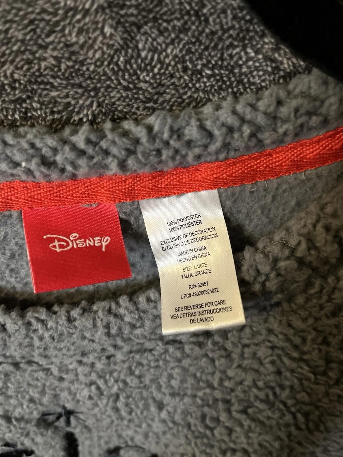 Grayers Disney Mickey Minnie Sleigh All Day Sherpa Fleece Large Size L / US 10 / IT 46 - 3 Thumbnail