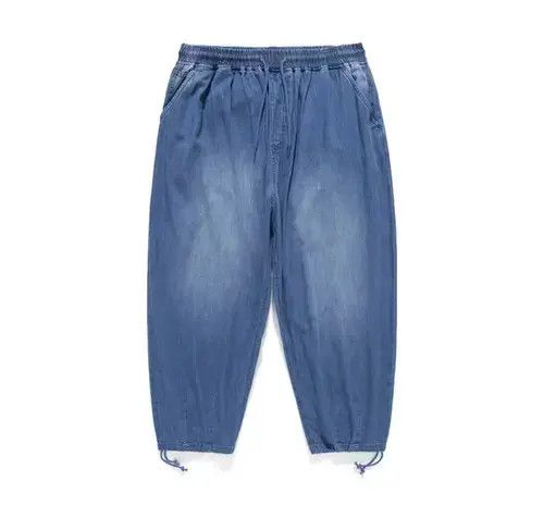 Japanese Brand 21SS Indigo Union Japan Blue Denim Washed Carrot Pants Size US 30 / EU 46 - 1 Thumbnail