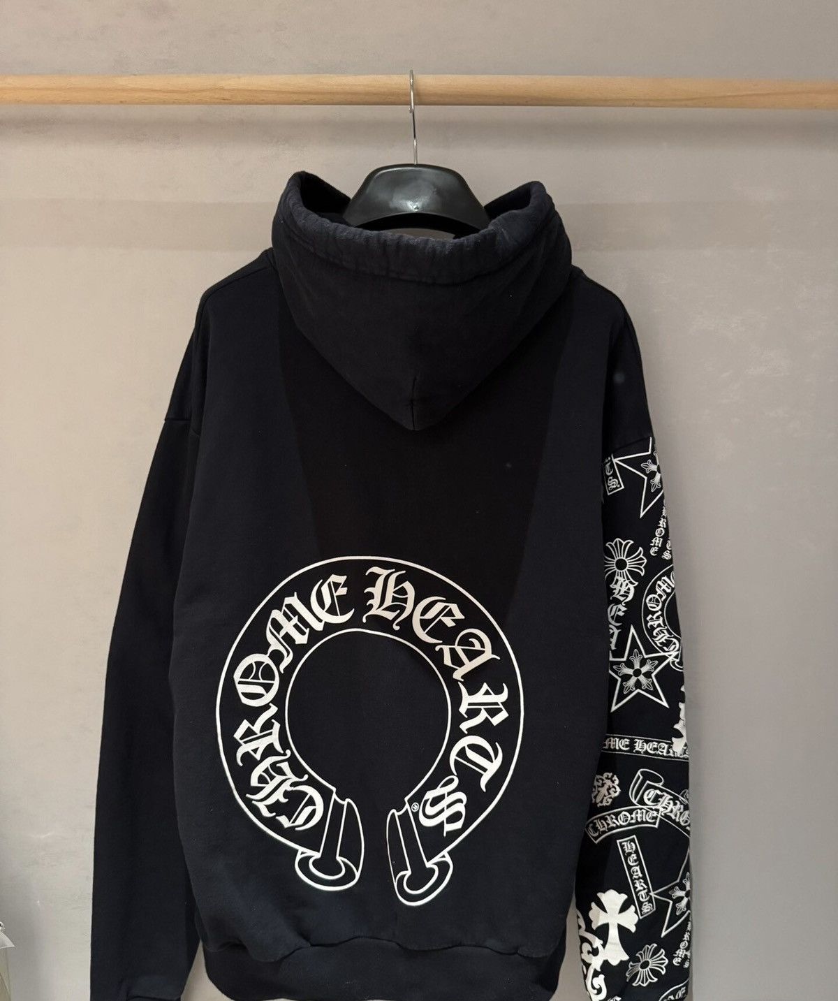 Chrome Hearts Chrome Hearts Black Horse Print Hooded Sweatshirt Size US S / EU 44-46 / 1 - 2 Thumbnail