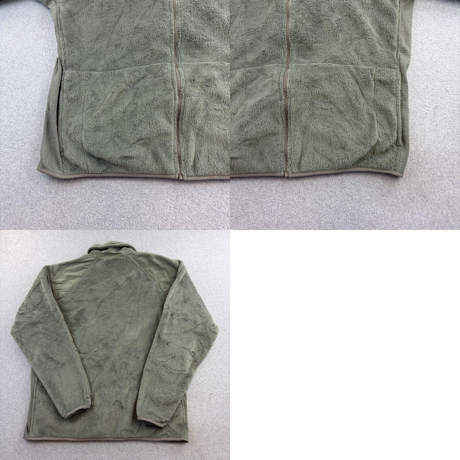 Vintage Peckham, Inc. Jacket Mens MT Green Fleece Cold Weather GEN III Military Army Jacket zip pocket Insulated Lined Full Zip Casual Workwear Outdoor Size US M / EU 48-50 / 2 - 9 Thumbnail
