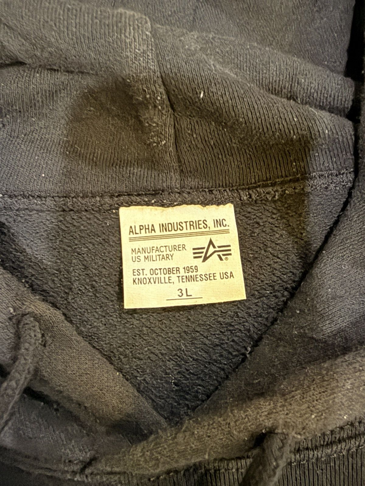 Alpha Industries Alpha Industries Inc. Army Spellout Hoodies Size US XXL / EU 58 / 5 - 9 Thumbnail