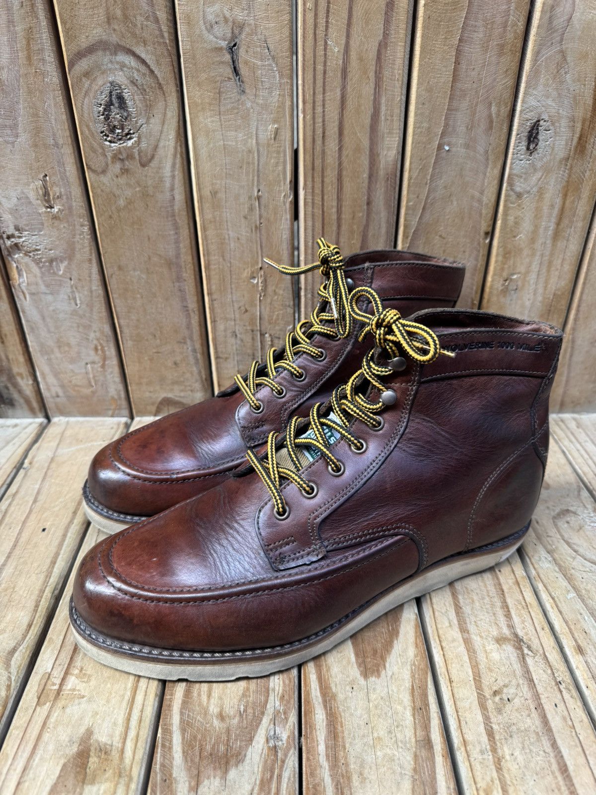 Wolverine Wolverine 1000 Miles x Filson brown leather boots UK 8 USA 9 Size US 9 / EU 42 - 3 Thumbnail